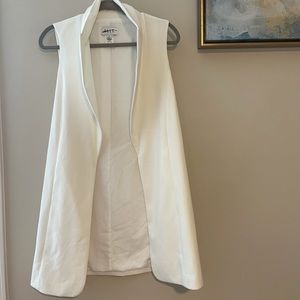 White formal blazer